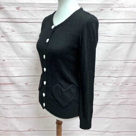 Vintage Y2K Yumi Kim Kitsch Heart Cardigan - Picture 4 of 8